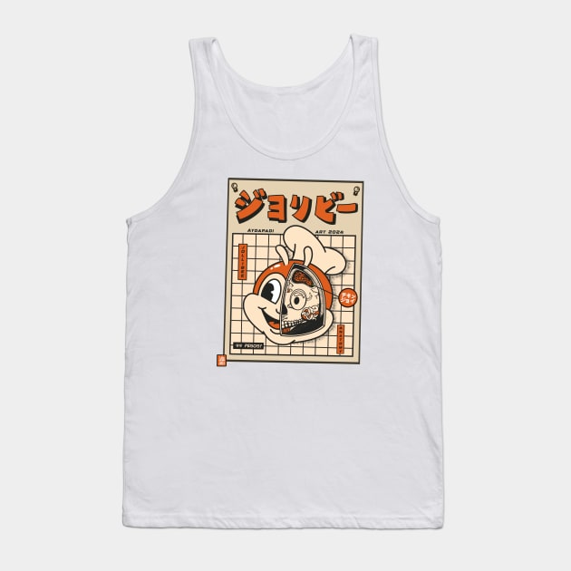 FILIPINO JOLLIBEE ANATOMY MANGA ANIME 2 Tank Top by Aydapadi Studio